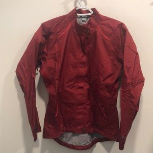 Maroon water resistant jacket - size 10